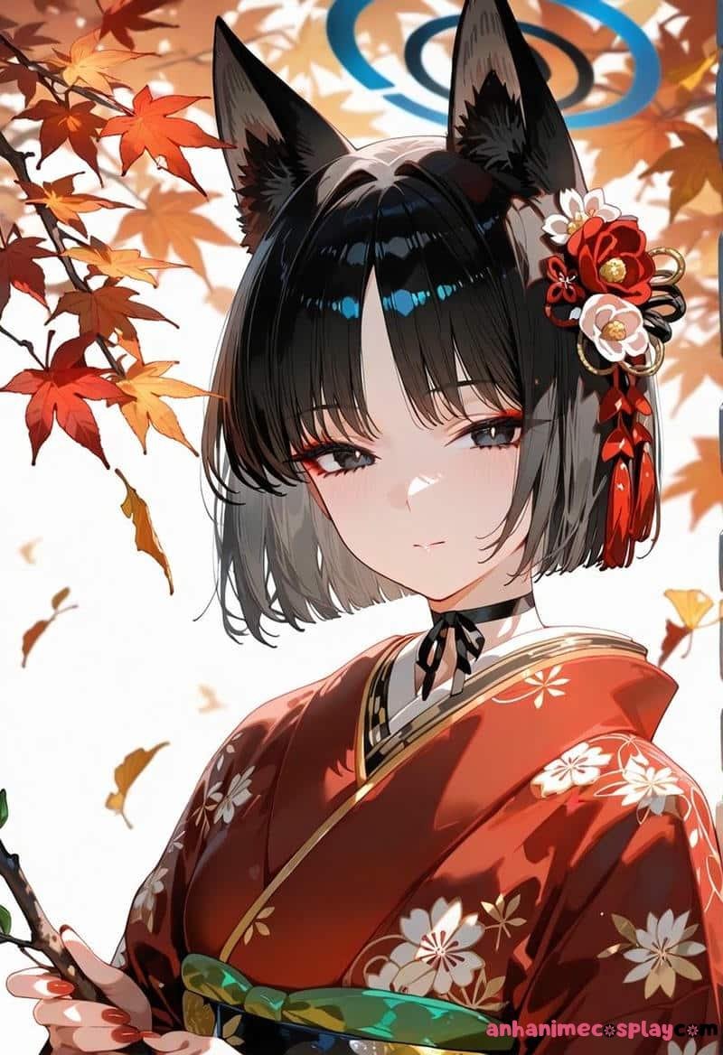 anime girl tóc ngắn dễ thương